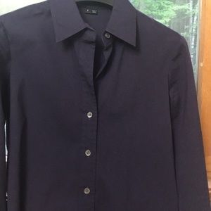 Dark Purple Theory Button Down